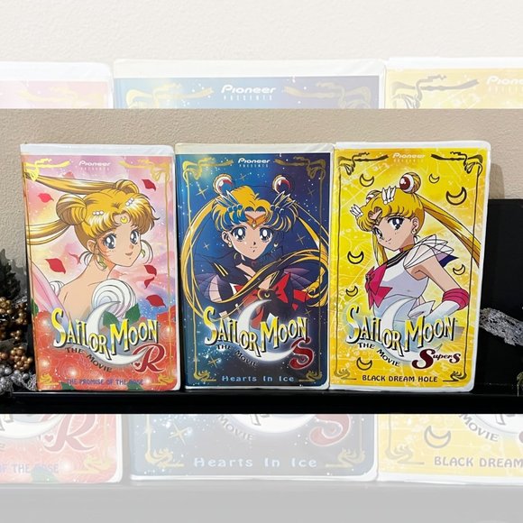Sailor Moon Movie Trilogy VHS Set | 90s English Eub | Vintage Anime Video - Picture 1 of 5